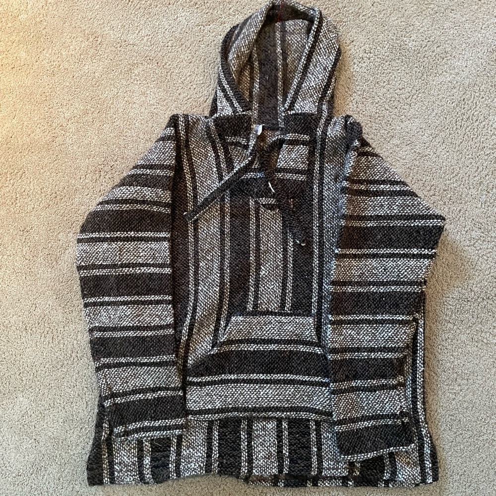 Unisex one size fits all Baja hoodie, approximately women’s large